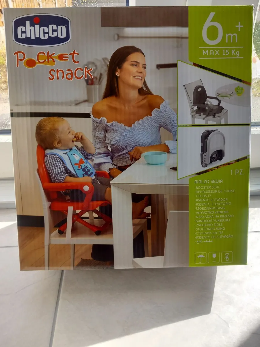 Childs booster seat for kitchen table (Never used - Image 1