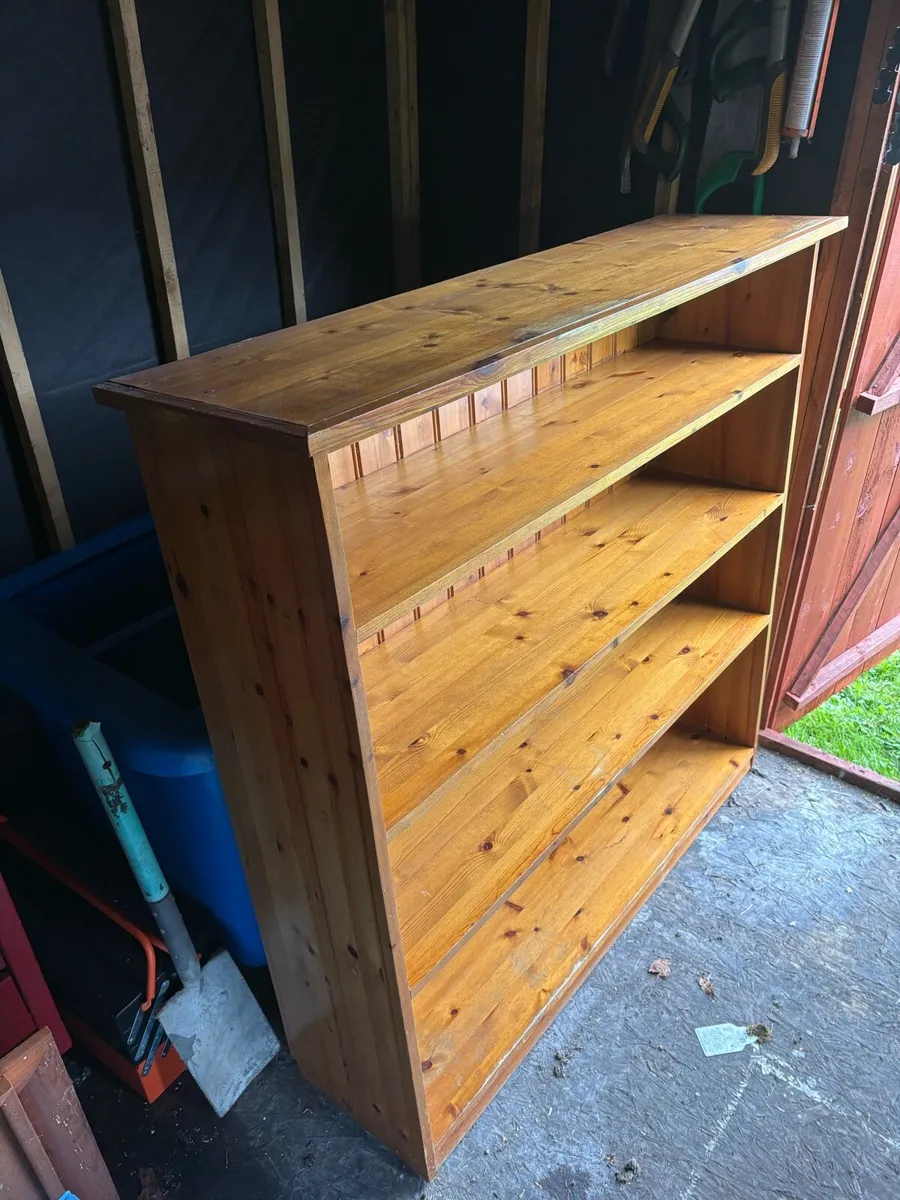 Solid Pine Bookshelf/Shelving Unit - Image 2
