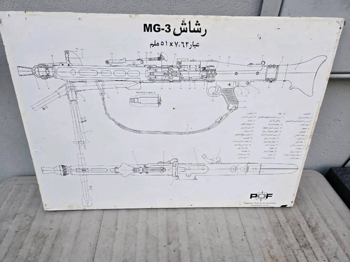 Mg3 Machine Gun Training Diagram - Image 2