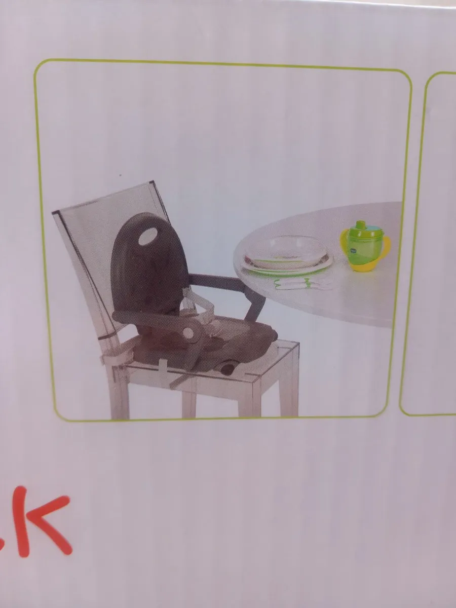 Childs booster seat for kitchen table (Never used - Image 3