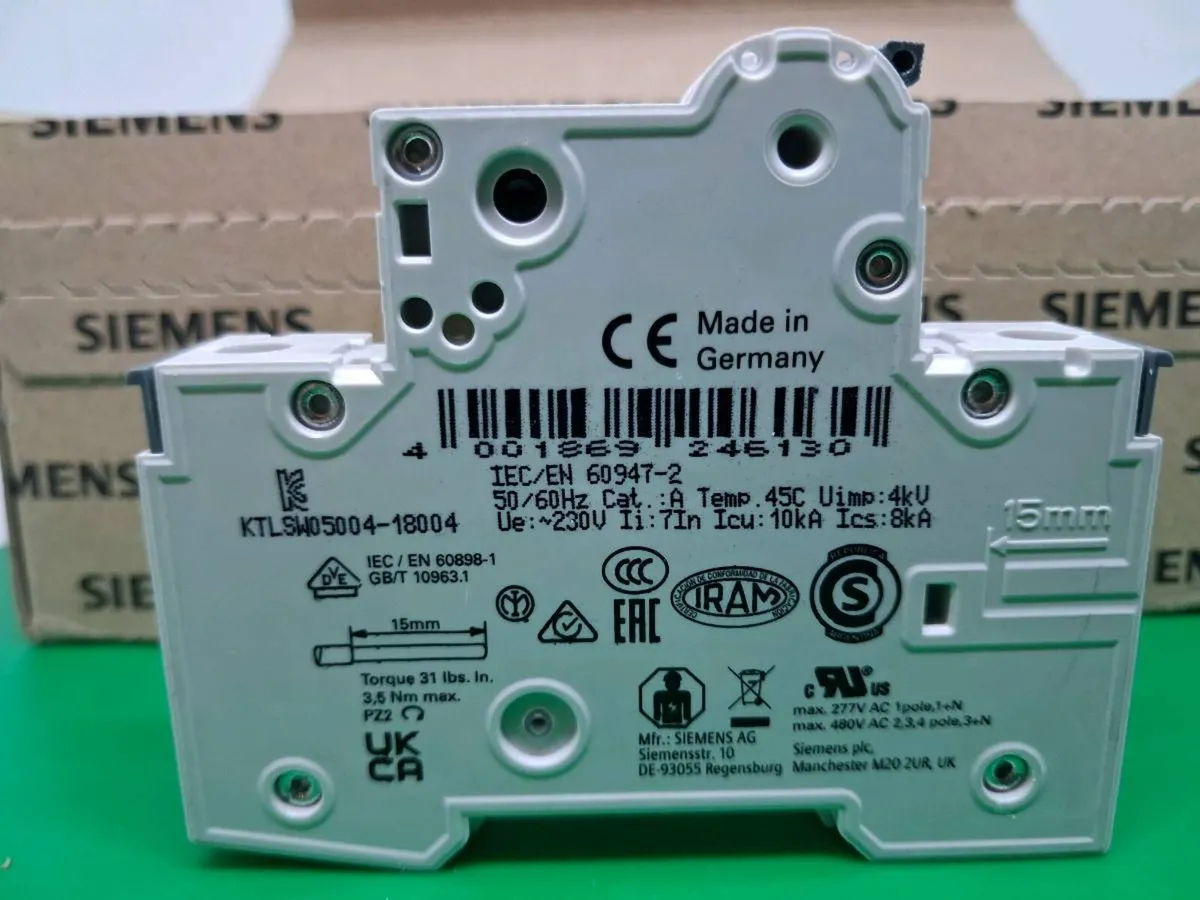 Postage - 12 X Circuit Breakers, 5SY6163-7, MCB-C6 - Image 2