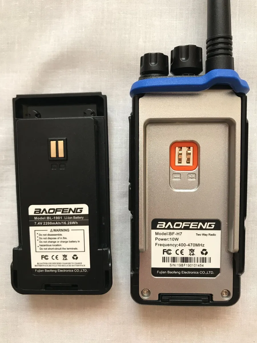 Walkie Talkie BF-H7 Dual Band Portable Two Way Rad - Image 4