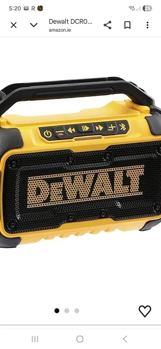 wanted!!! dewalt  milwaukee radio or speaker