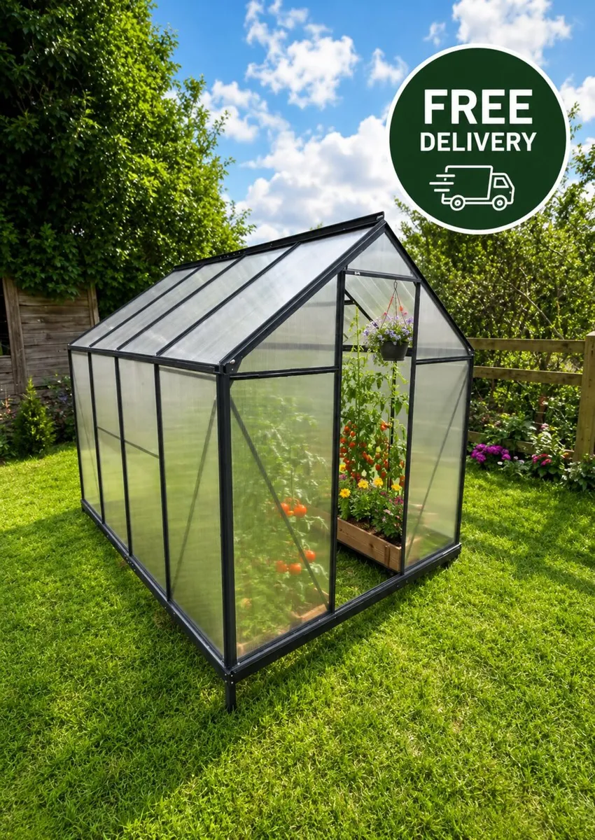 6 x 8 ft Greenhouse - Image 1