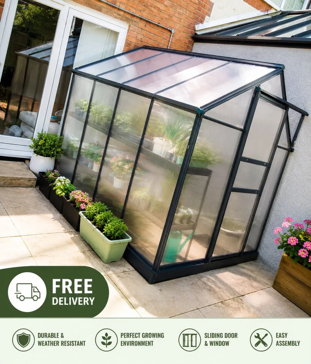 6 x 8 ft Greenhouse - Image 2