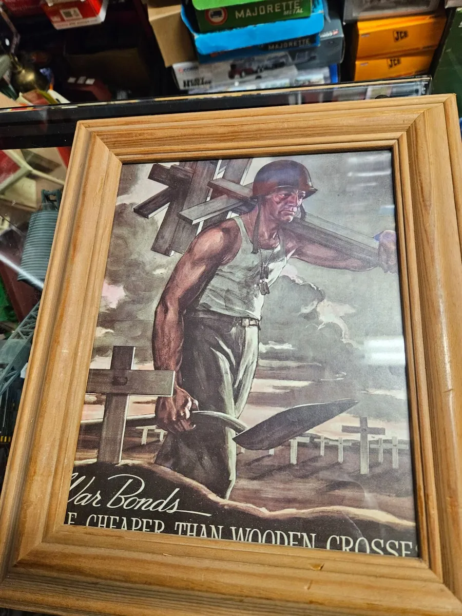 American WW2 Picture Print Propaganda - Image 1
