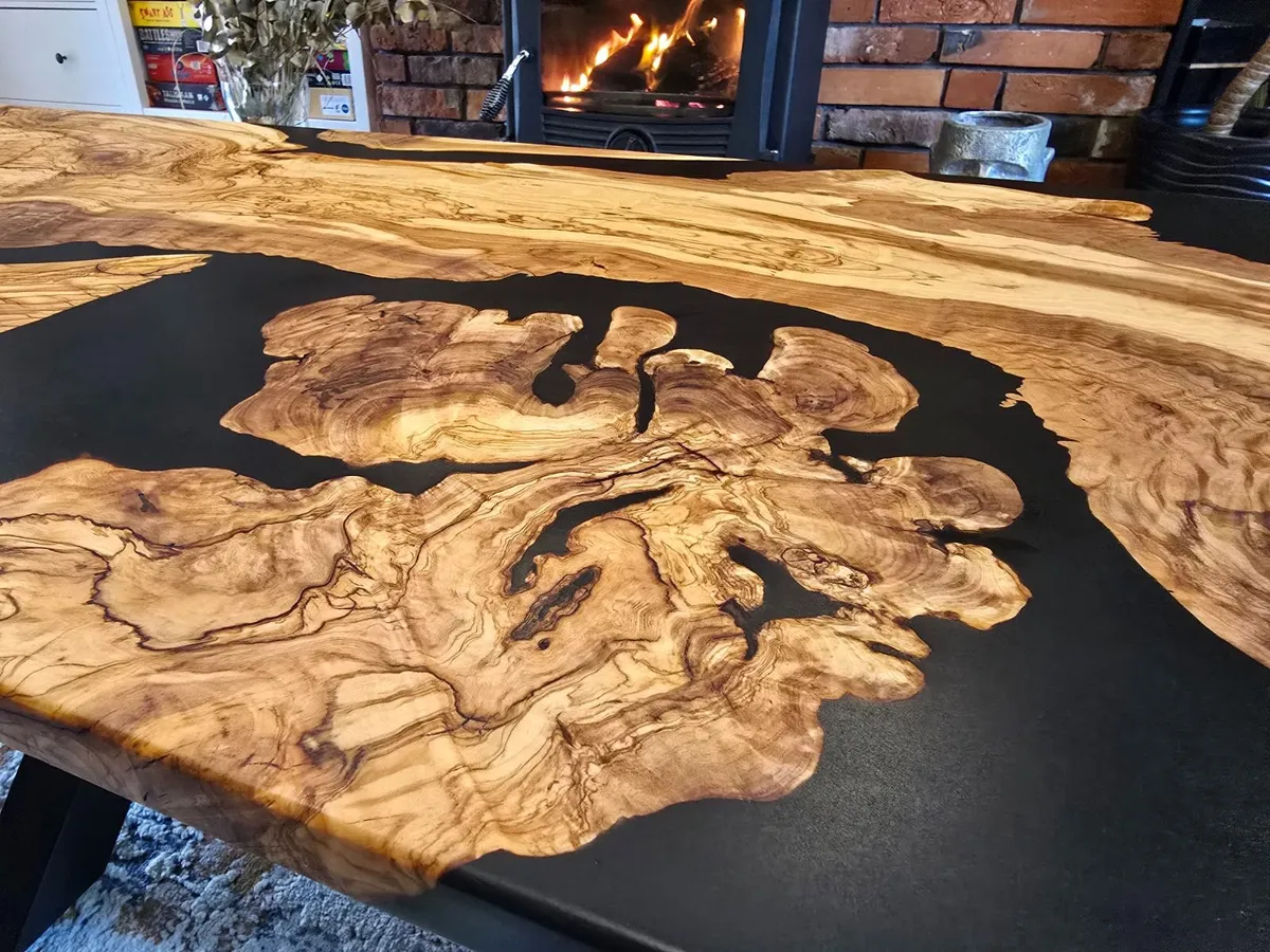 Hand made resin coffe table - Image 2