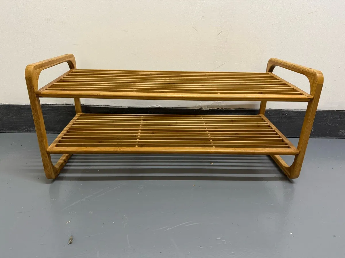 Wooden Shoe Rack - Image 1