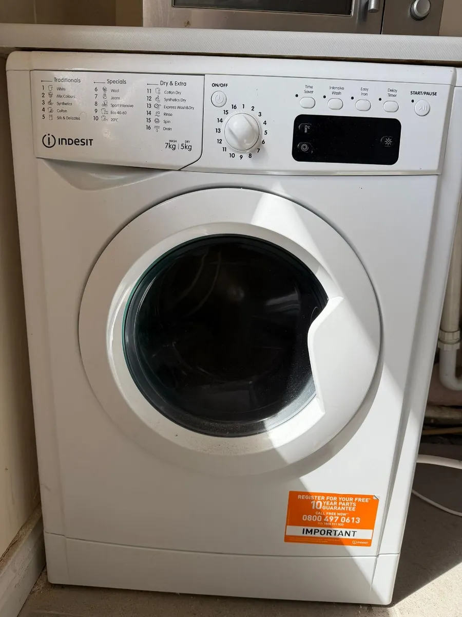 Washer/dryer machine 7kg/5kg Indesit