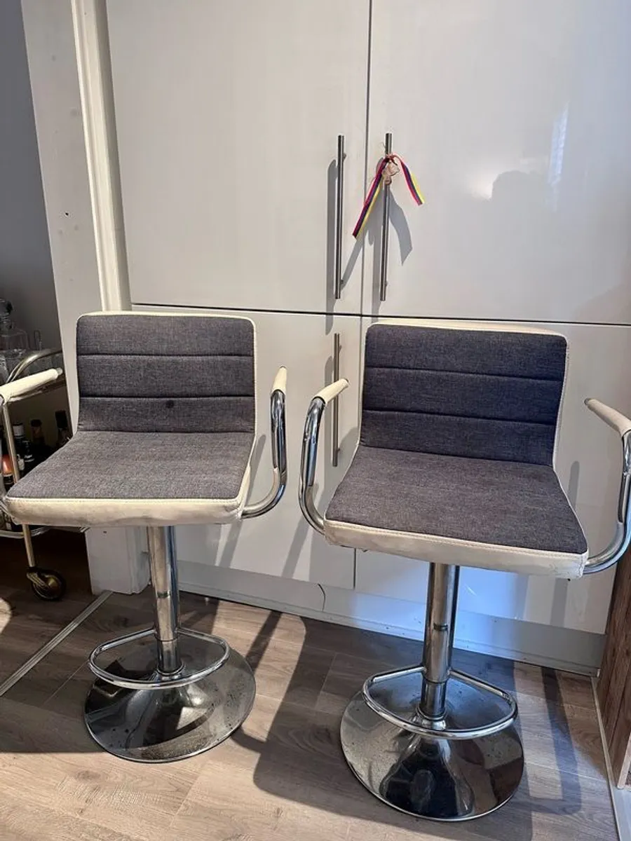 two bar stools