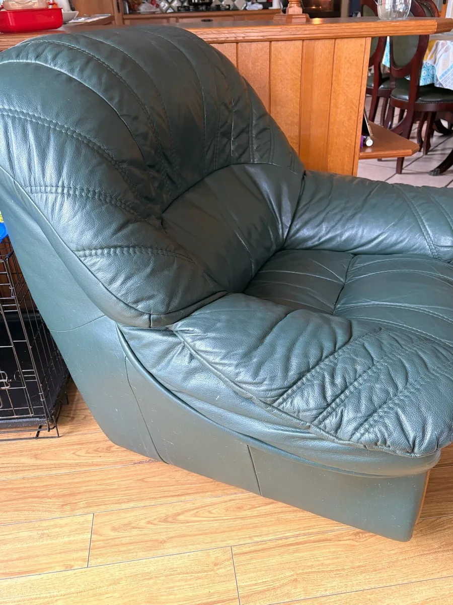 2 Leather Arm Chairs - Image 4