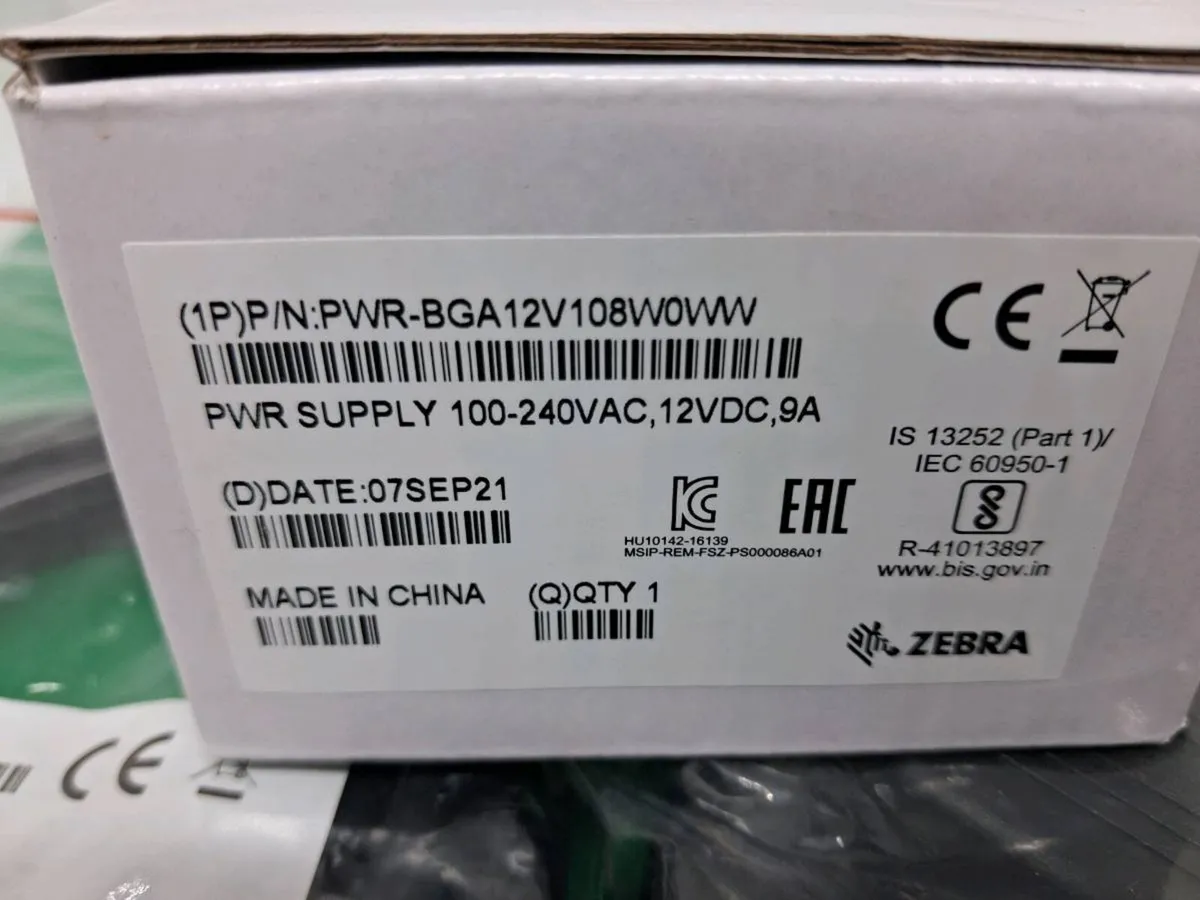 Postage - 2 x Zebra PWR-BGA12V108W0WW Adaptors - Image 3