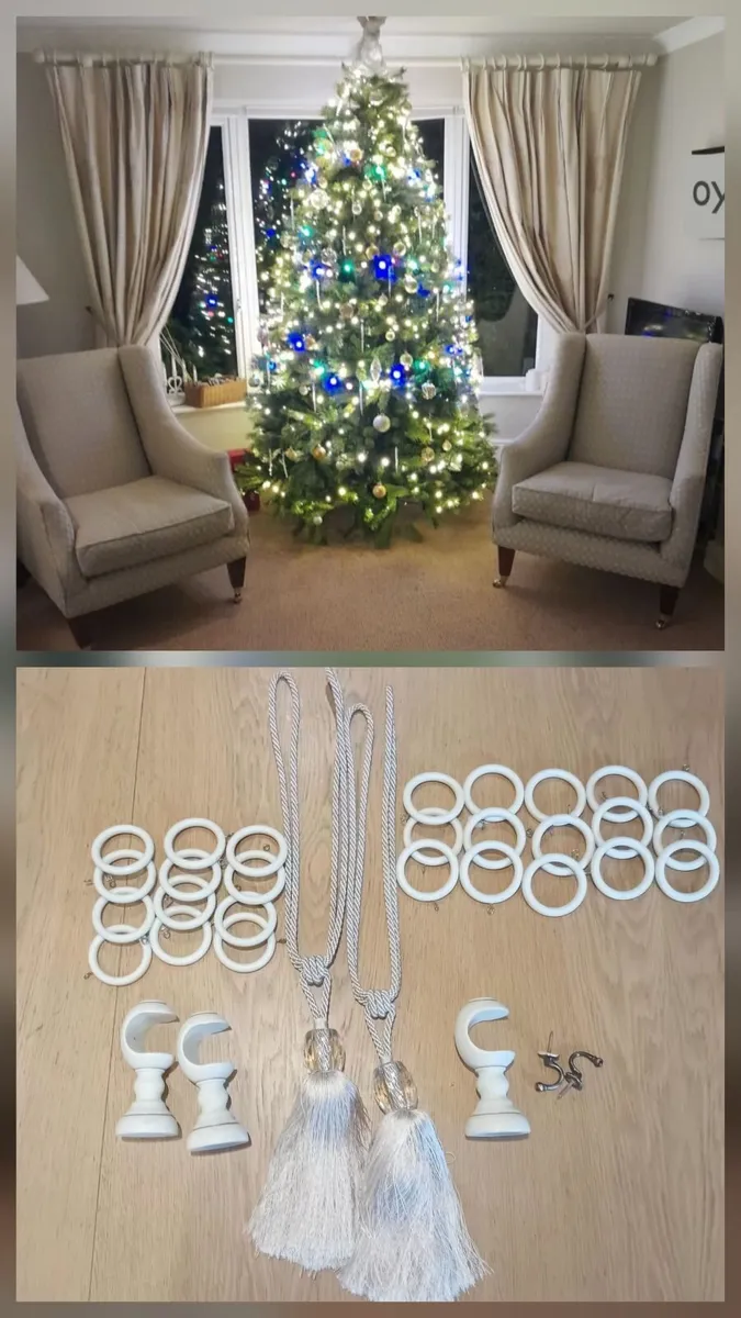 Curtains and fittings (Laura Ashley). - Image 3
