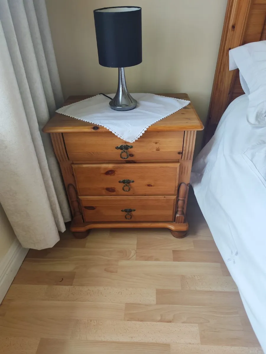 2 Double Beds with Lockers–Solid Wood - Image 4