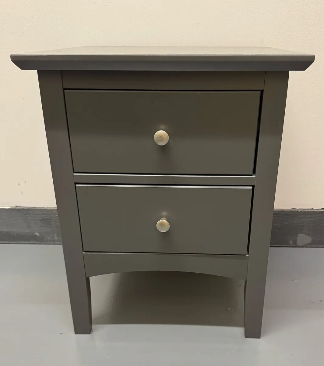 M&S Hastings 2 Drawer Bedside Table. - Image 1