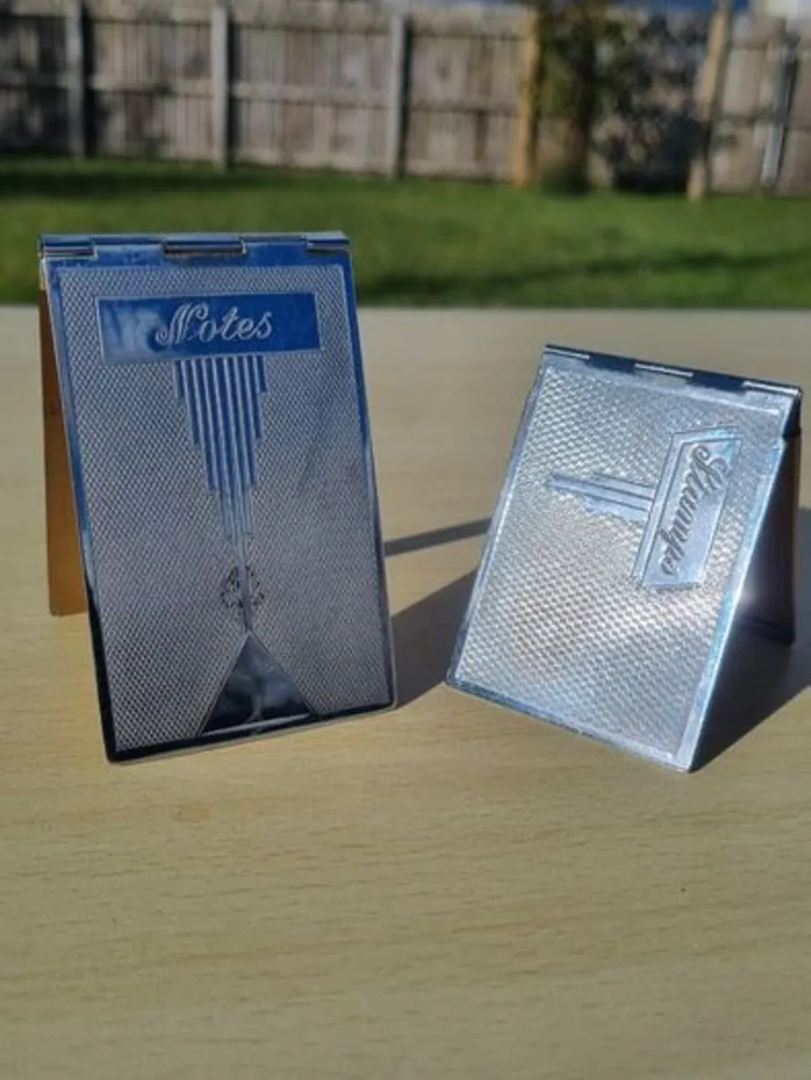 Art Deco two silver-plated cases - Image 3