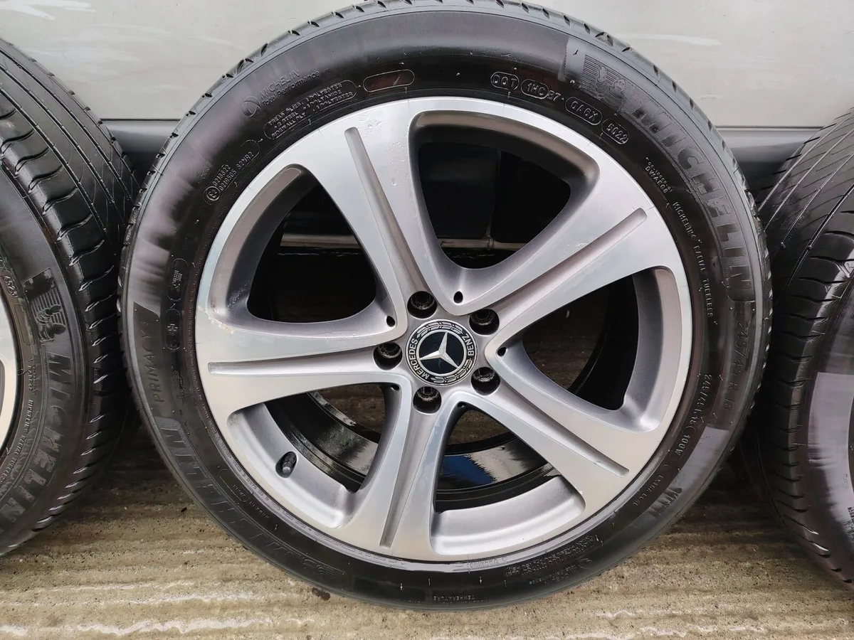 18" Mercedes E-class alloy wheels - Image 4
