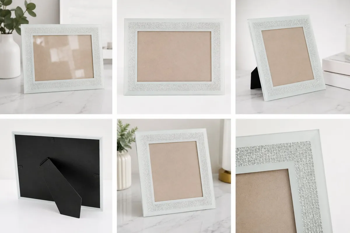 Elegant Diamond Frame – Mirrored Glow - Image 2
