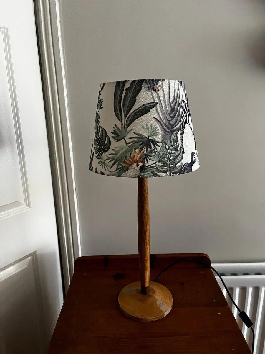 Gorgeous slim wood lamp
