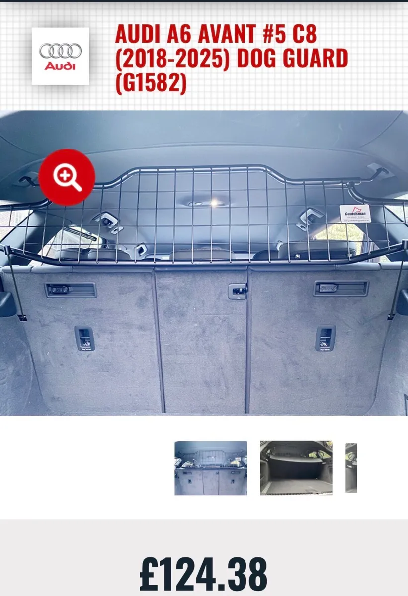 AUDI A6 DOG GUARD & BOOT DIVIDER - Image 1