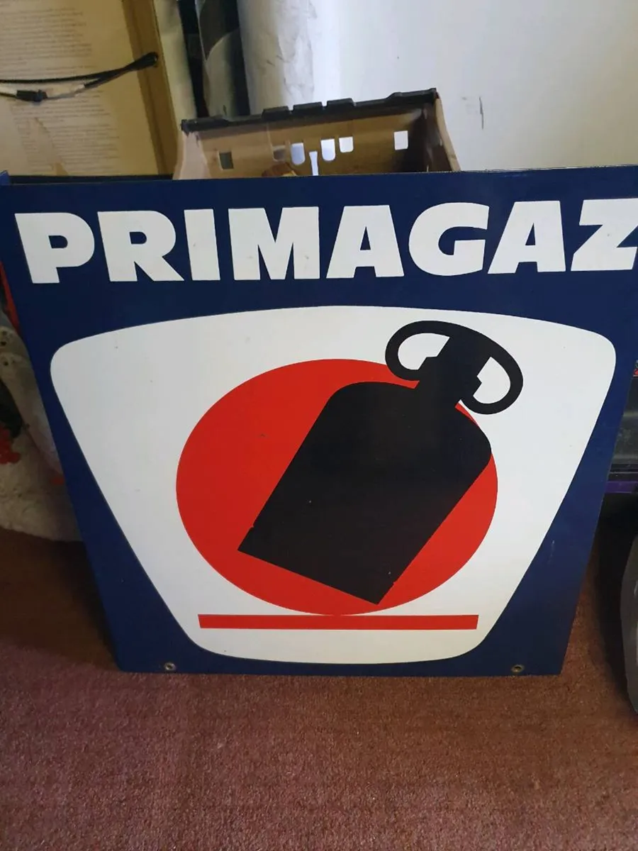 Vintage Tin Enamelled Sign - Image 1