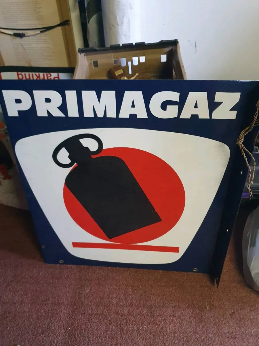 Vintage Tin Enamelled Sign - Image 3