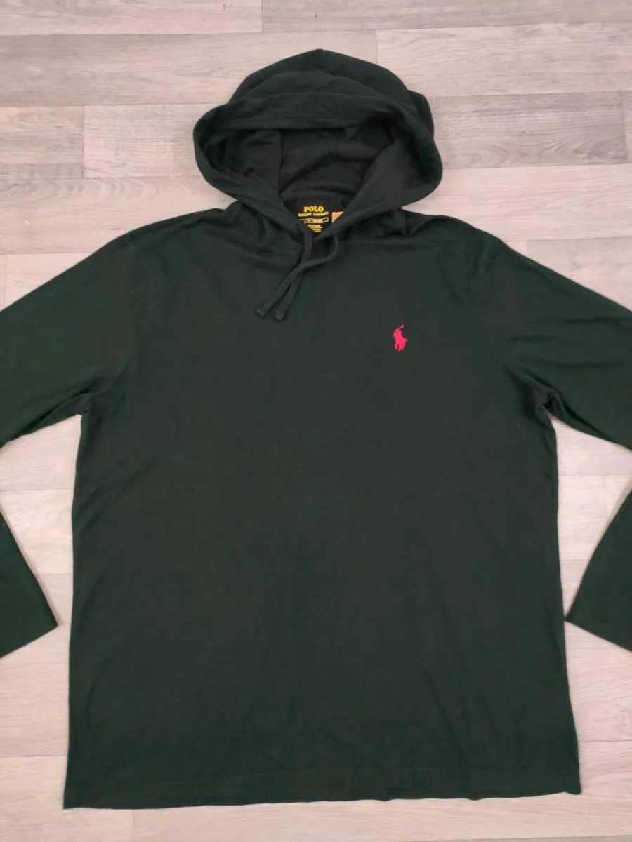 Polo Ralph Lauren Lightweight Hoodie Mens Large - Image 2
