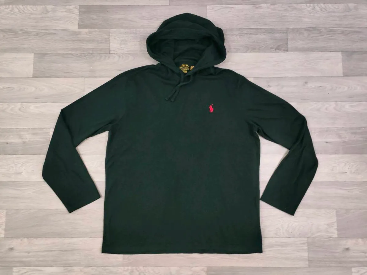 Polo Ralph Lauren Lightweight Hoodie Mens Large - Image 1