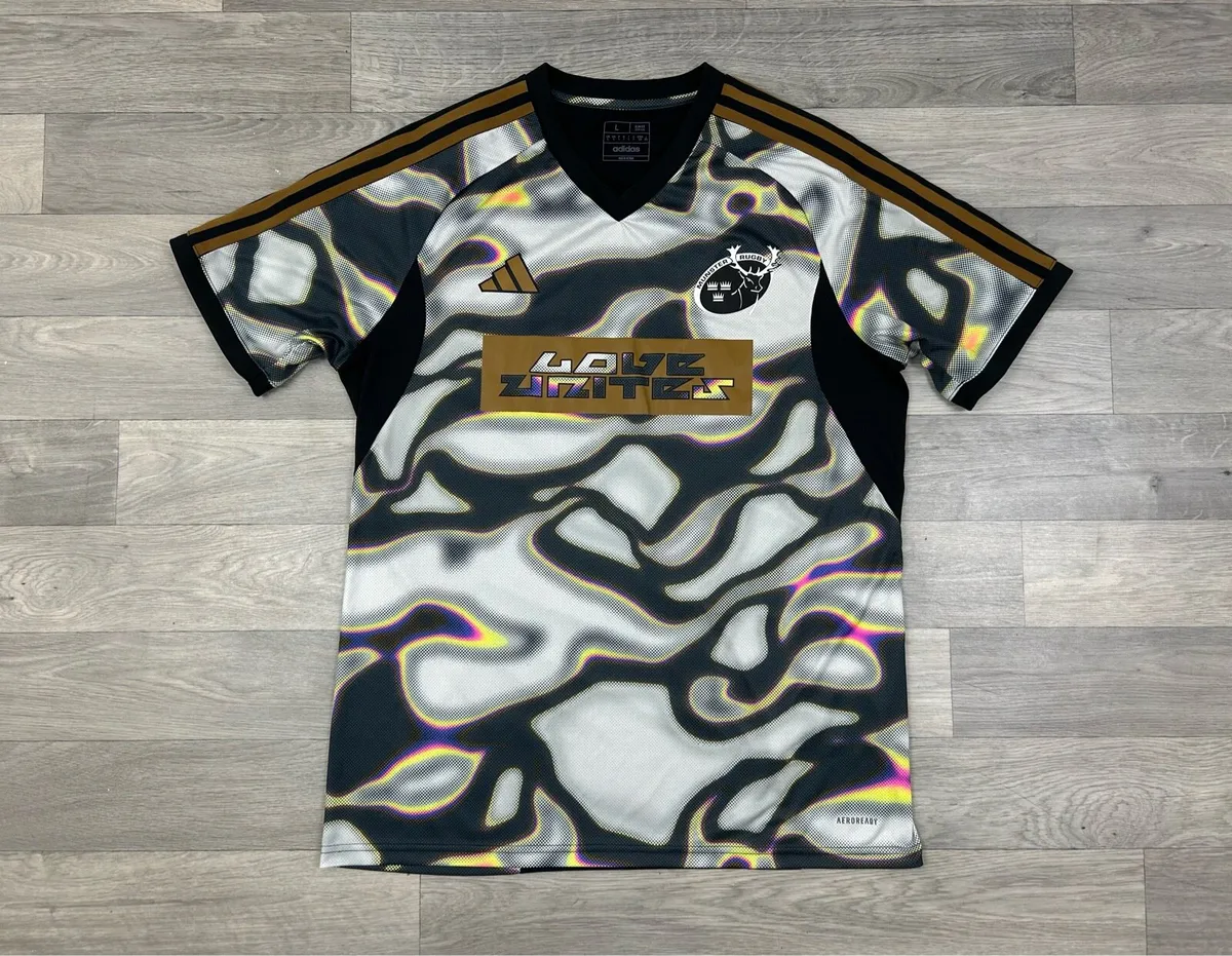 Rare Adidas Munster Rugby Love Unites Jersey Shirt - Image 1