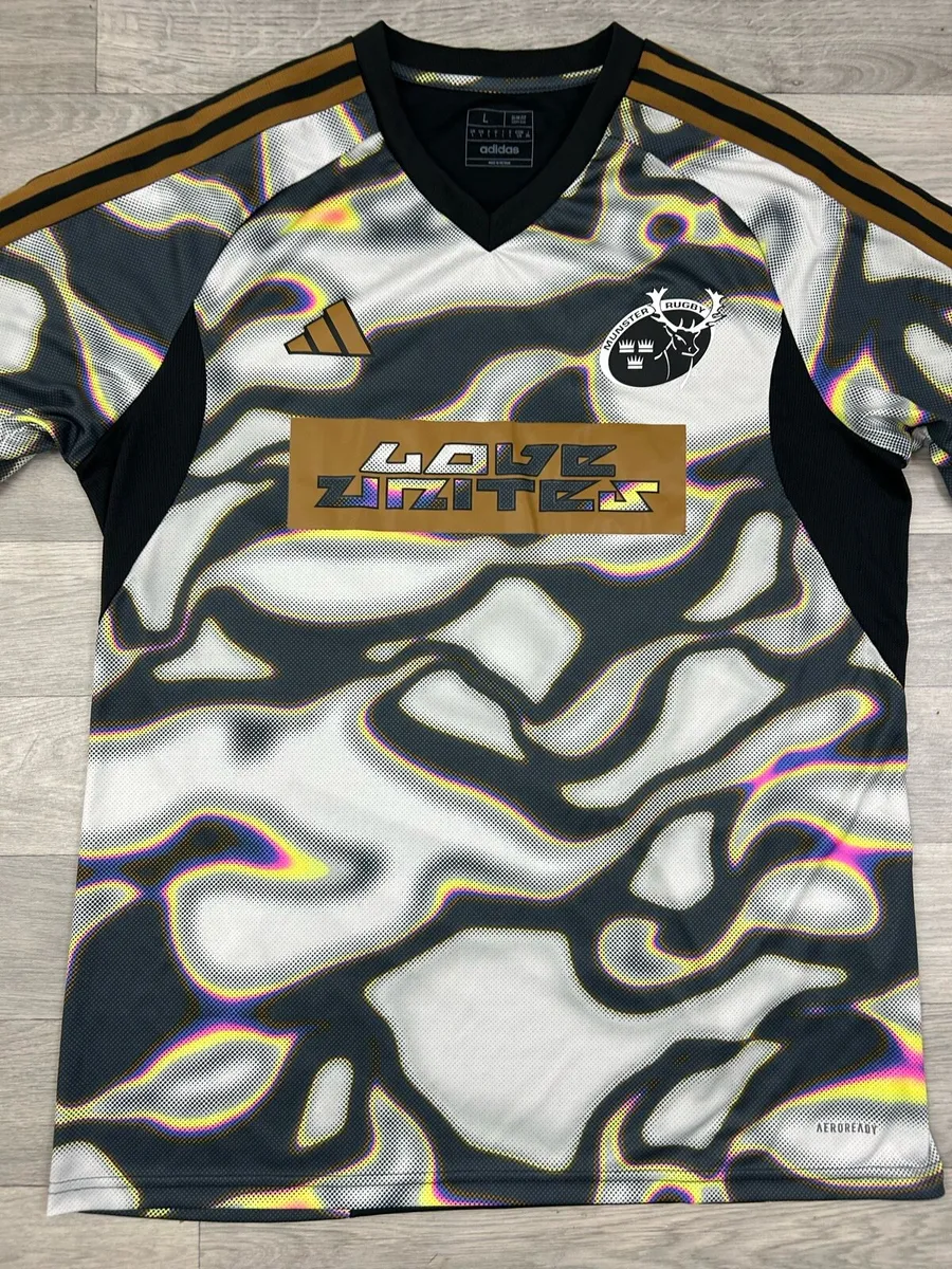 Rare Adidas Munster Rugby Love Unites Jersey Shirt - Image 2