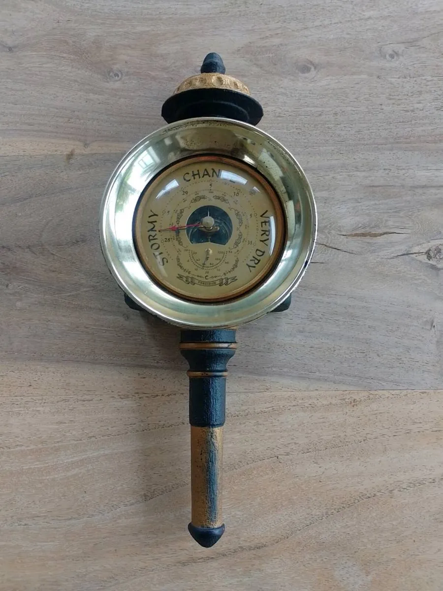 Can post 1970s barometer - Image 1