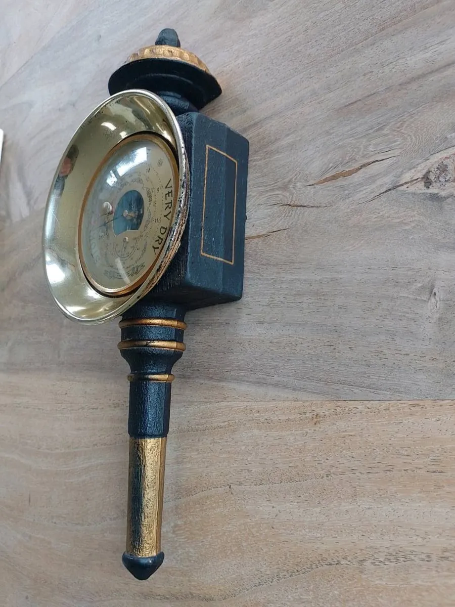 Can post 1970s barometer - Image 3