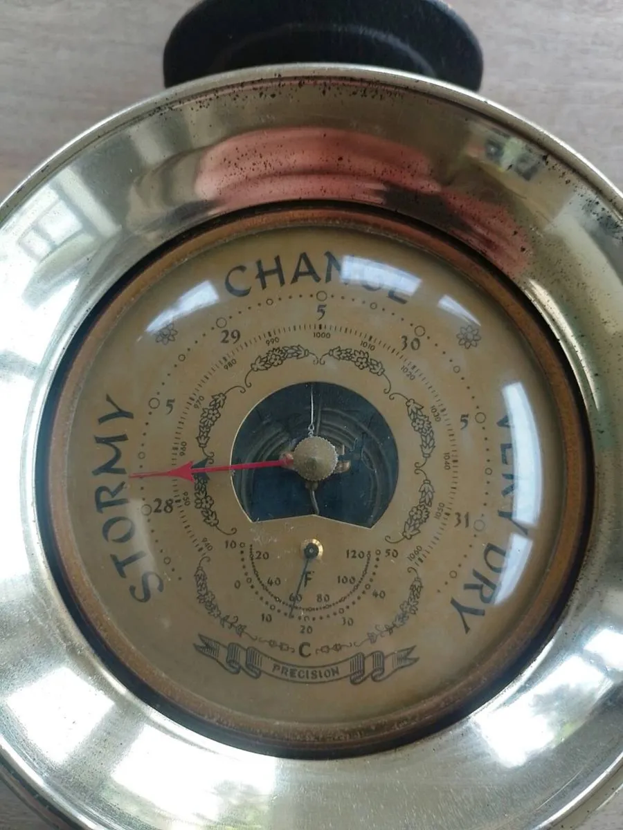 Can post 1970s barometer - Image 2