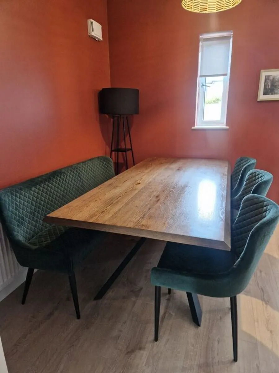 Arno Oak Dining Table 200cm - EzLiving - Image 1
