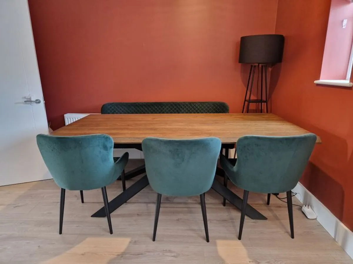 Arno Oak Dining Table 200cm - EzLiving - Image 2