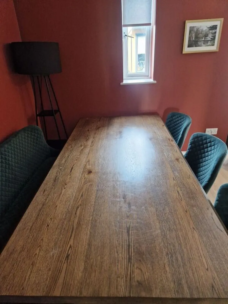 Arno Oak Dining Table 200cm - EzLiving - Image 3