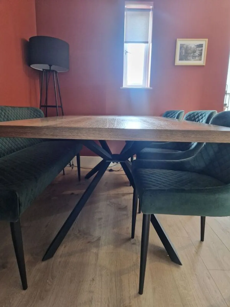 Arno Oak Dining Table 200cm - EzLiving - Image 4
