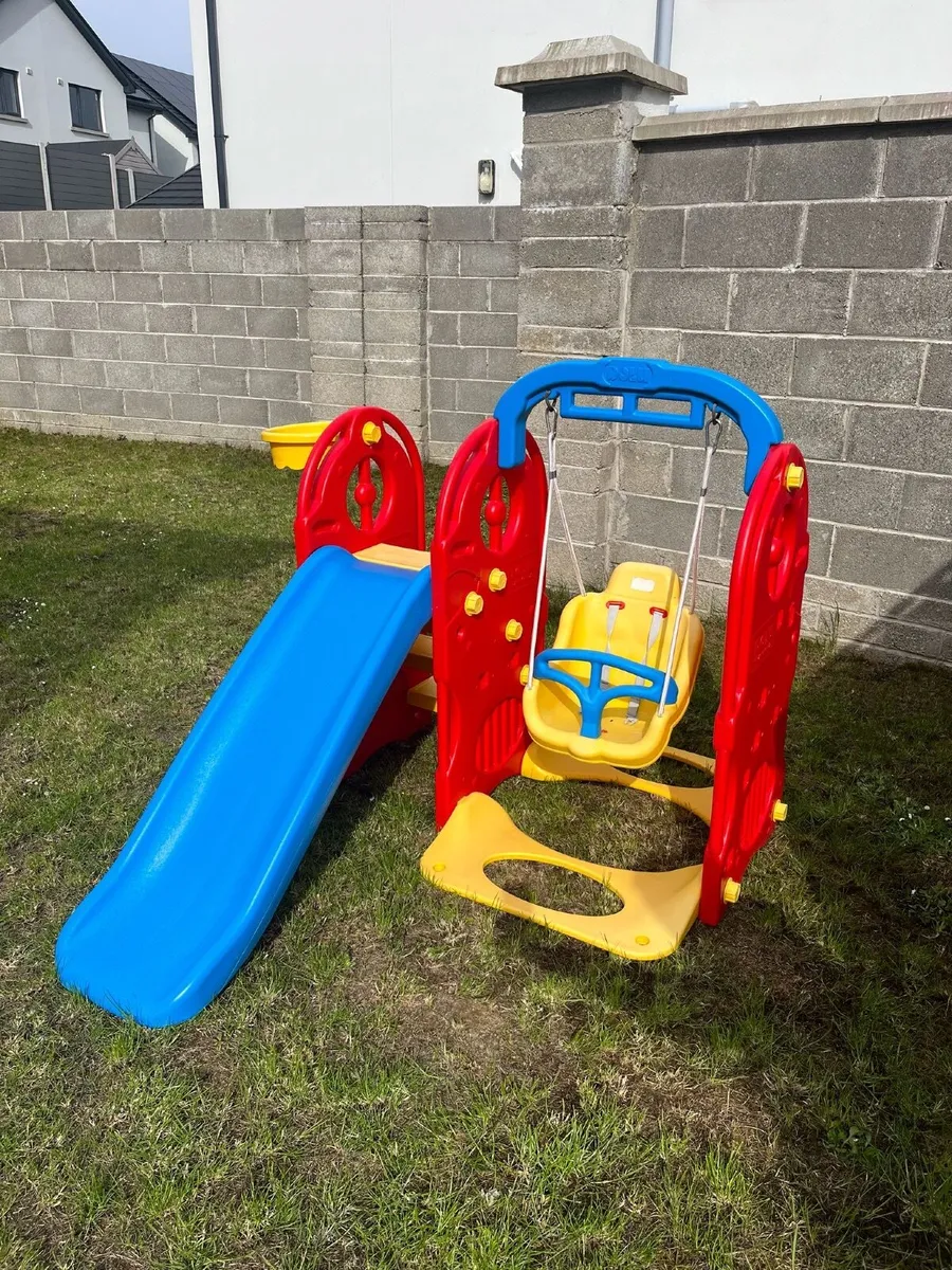 Dolu 4-In-1 Garden Kids Playground, Swing and Slid - Image 2