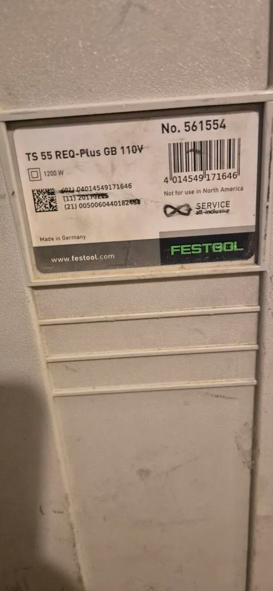 Festool 110v plunge saw - Image 3