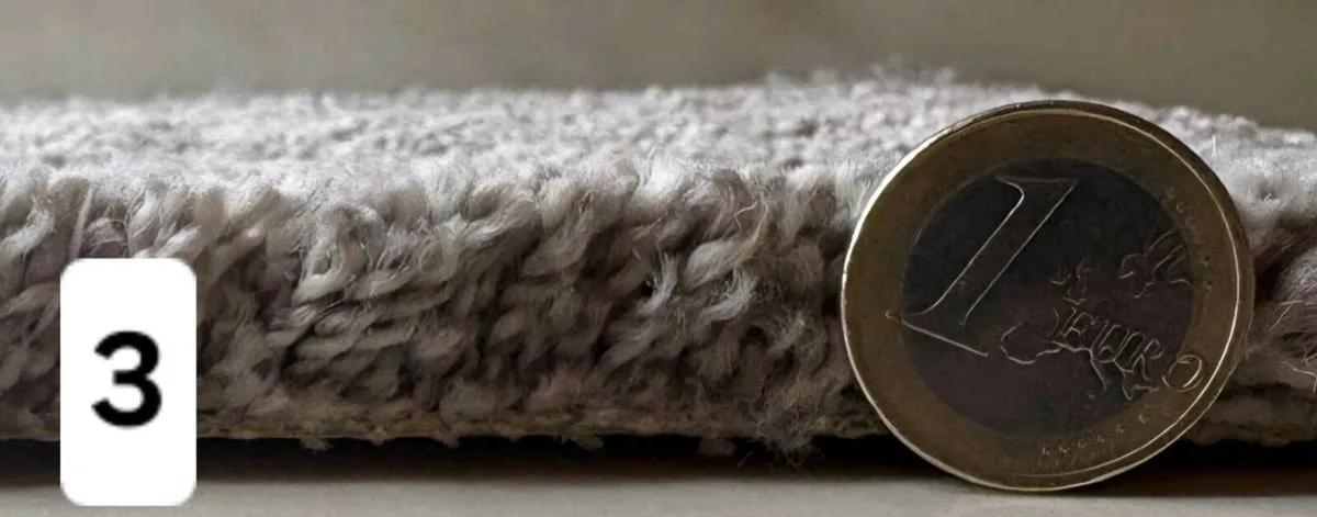 Brand new light grey carpet high density and pile - Image 2