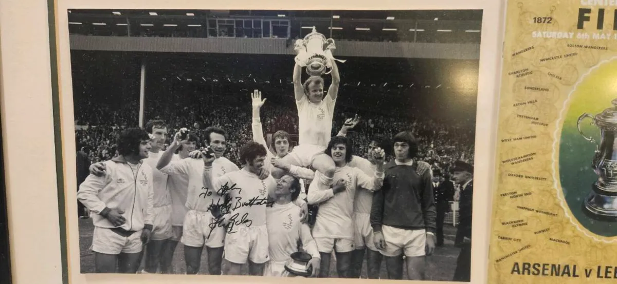 Rare - Leeds United 1972 FA Cup Final Framed - Image 3