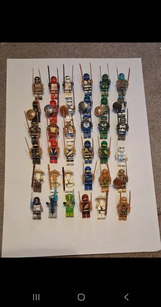 Lego ninjago army of minifigures