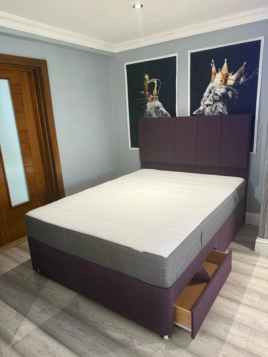 King Size bed and Mattress - Image 1