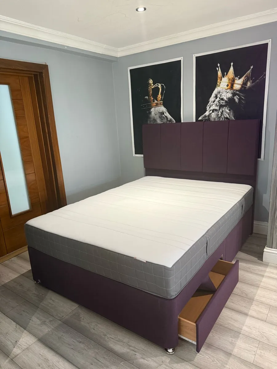 King Size bed and Mattress - Image 2