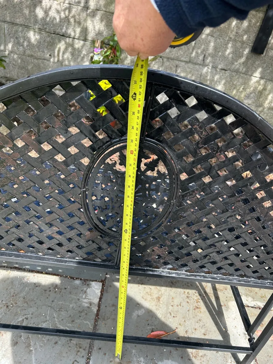 Metal Garden Seat - Image 3