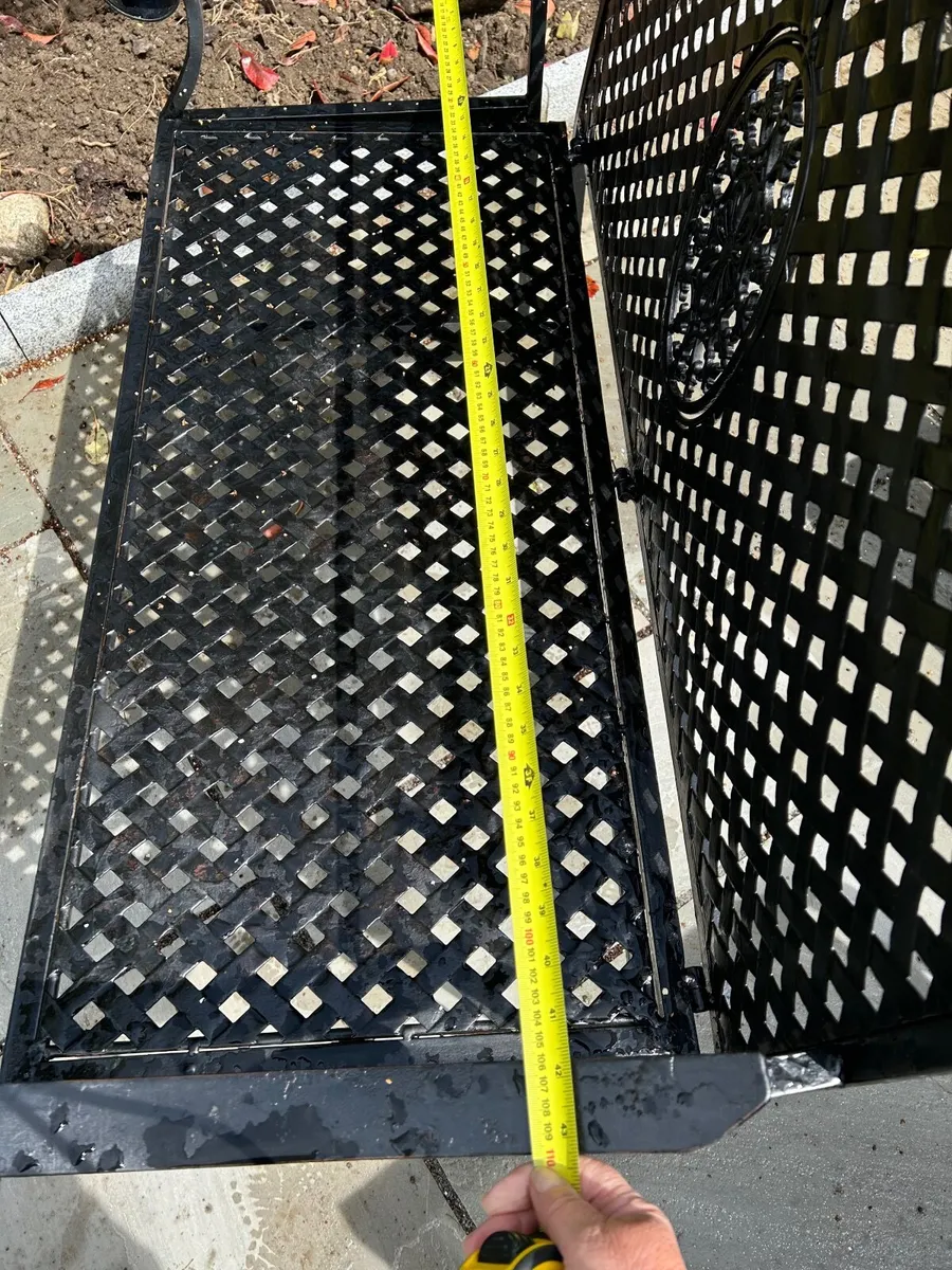Metal Garden Seat - Image 4