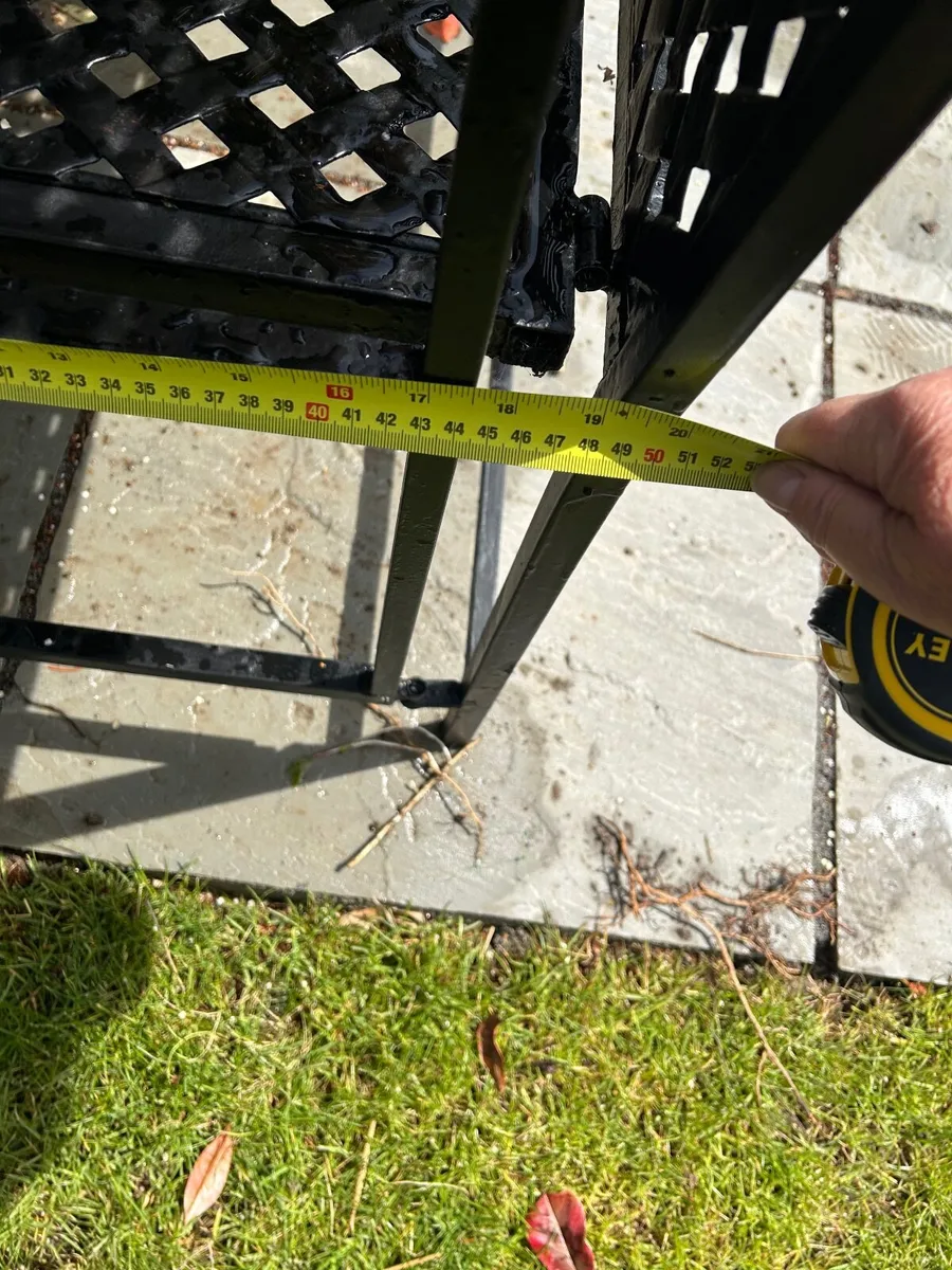 Metal Garden Seat - Image 2