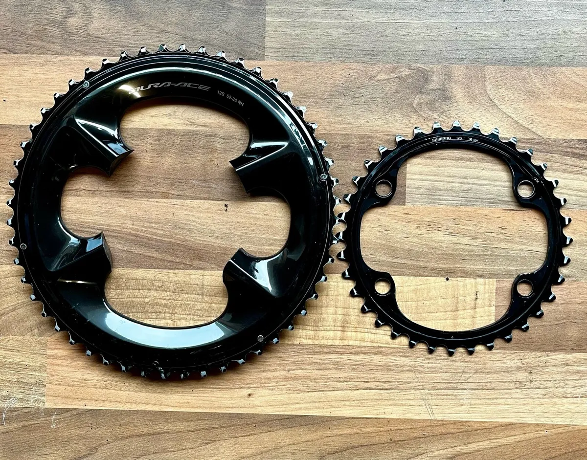 52/36 Dura-Ace chainrings - Image 1