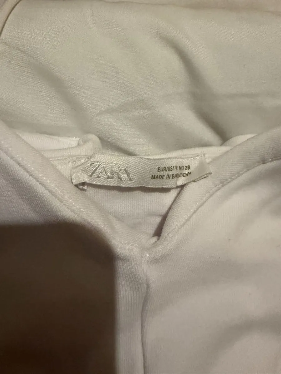Zara White Bodysuit - Image 2