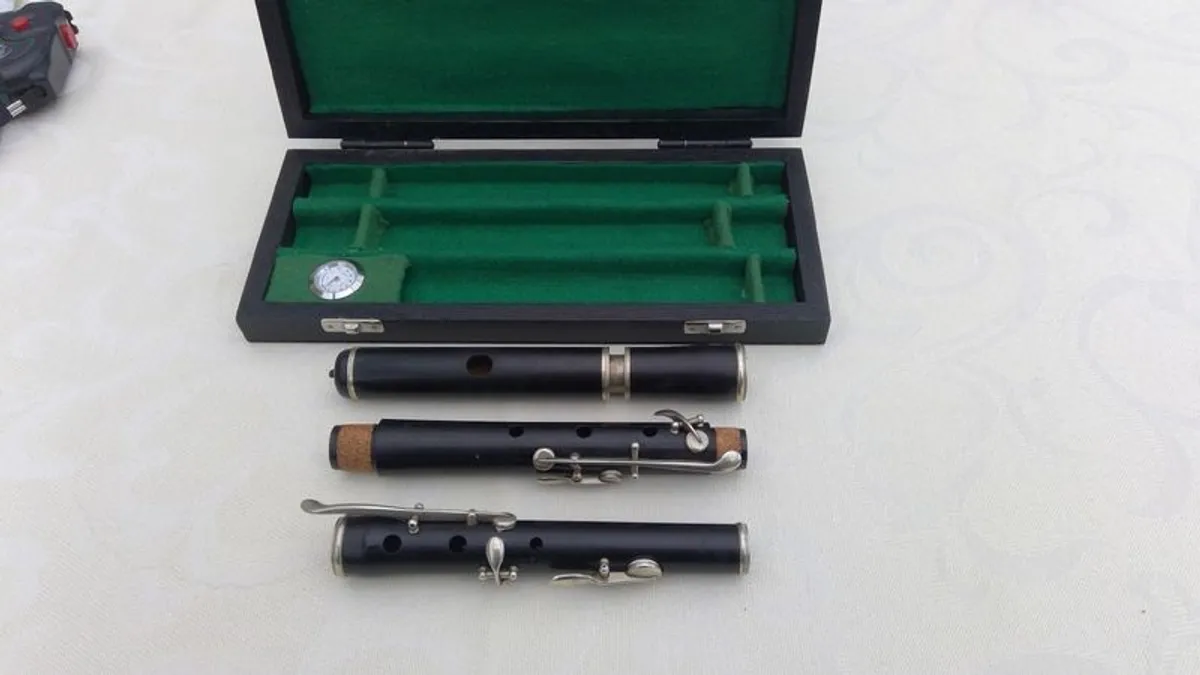 Antique Ebony Flute - Image 1